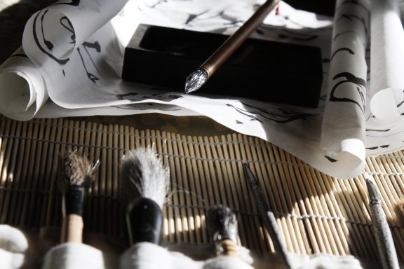 pinceaux-calligraphie-christine-cougoule